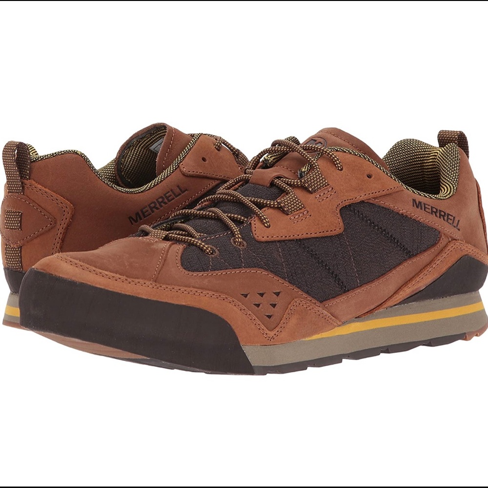 Merrell Burnt Rock Oak hiking shoes m8.5